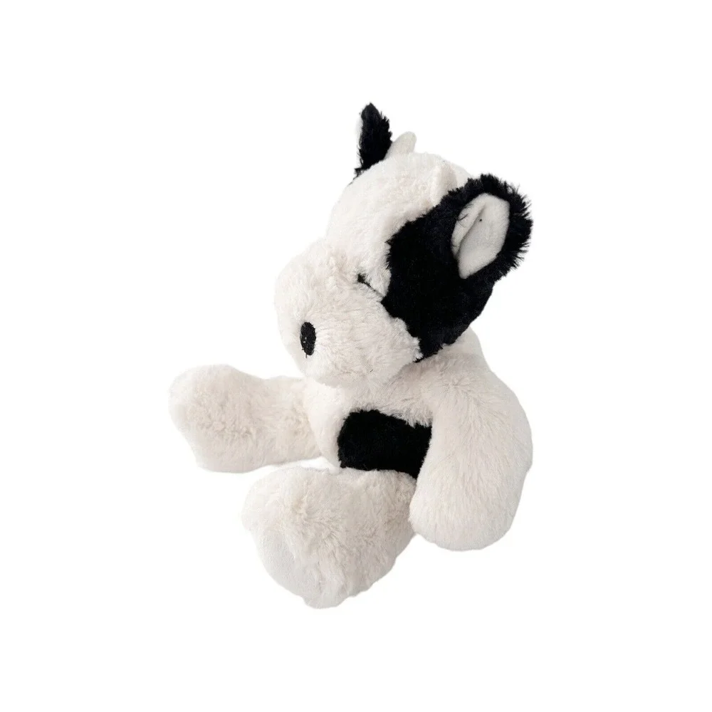 BJ Toy Co Plush Black & White Cow Stuffed Animal 12